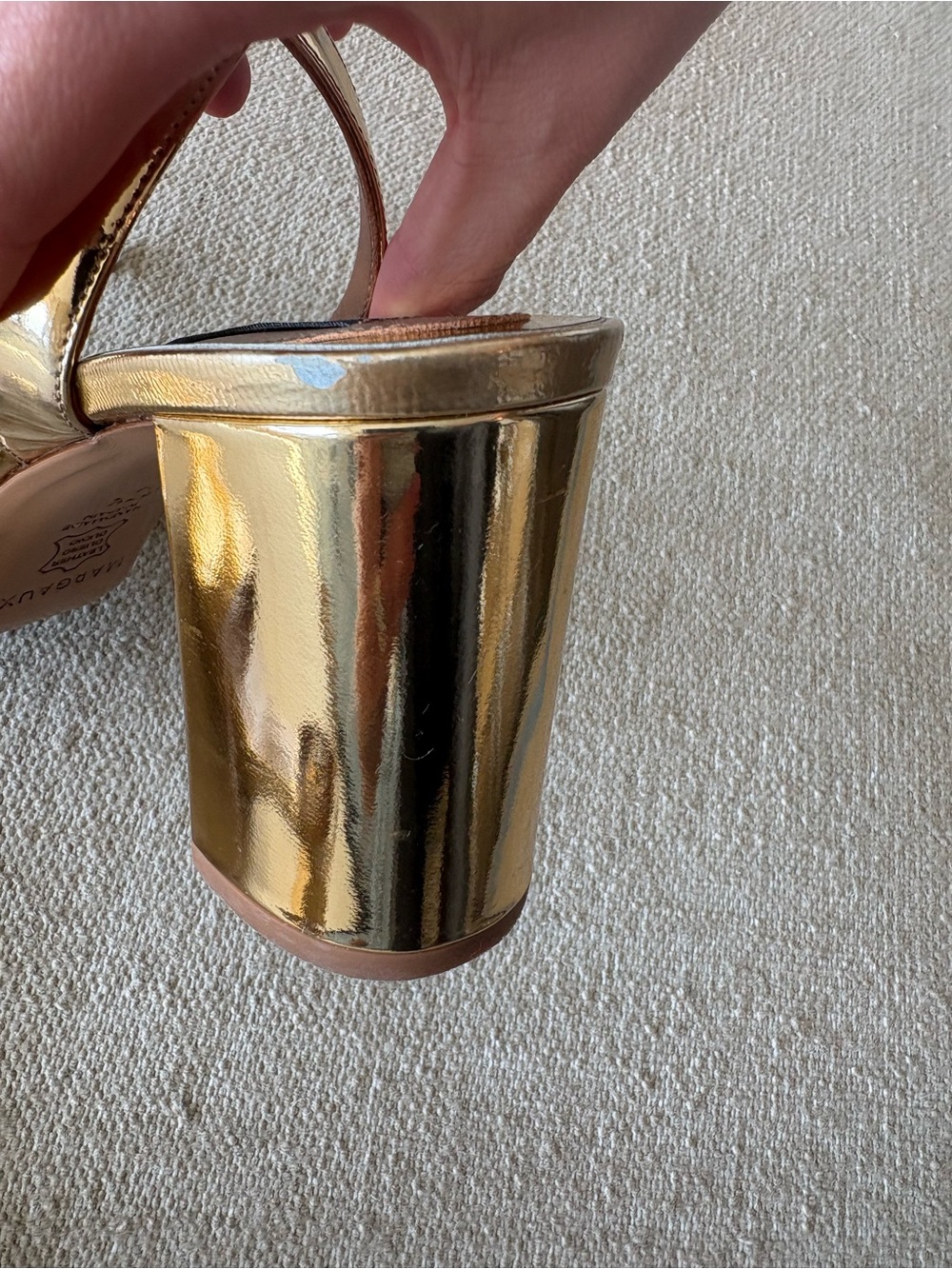 Margaux “The Stella” Gold Platform Heel, 37.5 - Picture 7 of 9